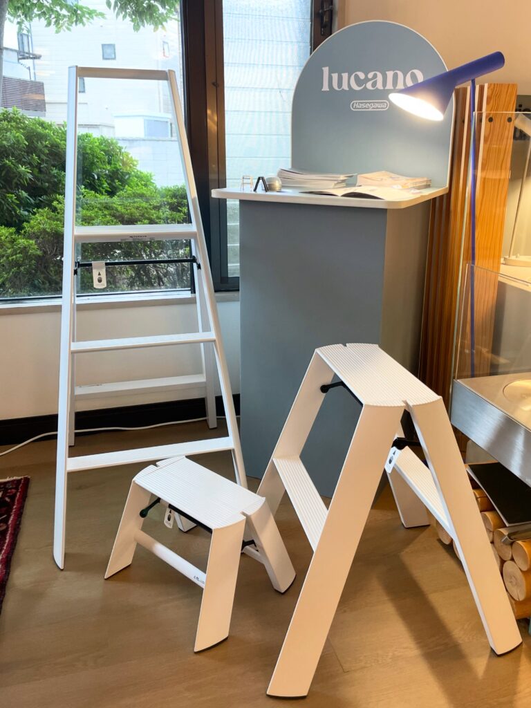 フィンチアンドホーム店内のlucano POPUP展示風景